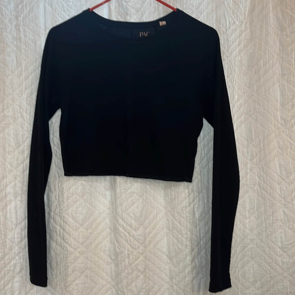PACSun cropped black thermal